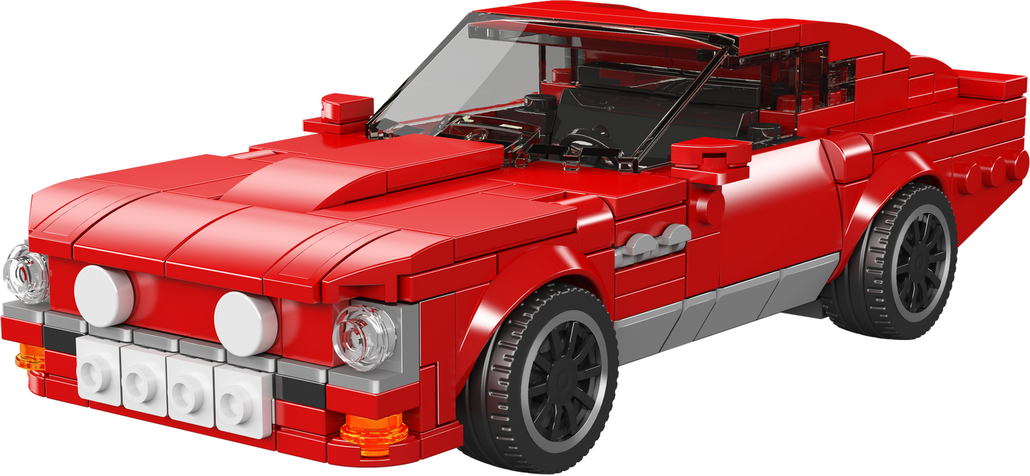 Mould King 27084 Martin V8 Vintage Car Model Building Toy Set | 365 PCS