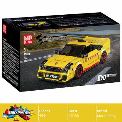Mould King 27088 EVO38 Rally Car Model Building Toy Set | 466 PCS