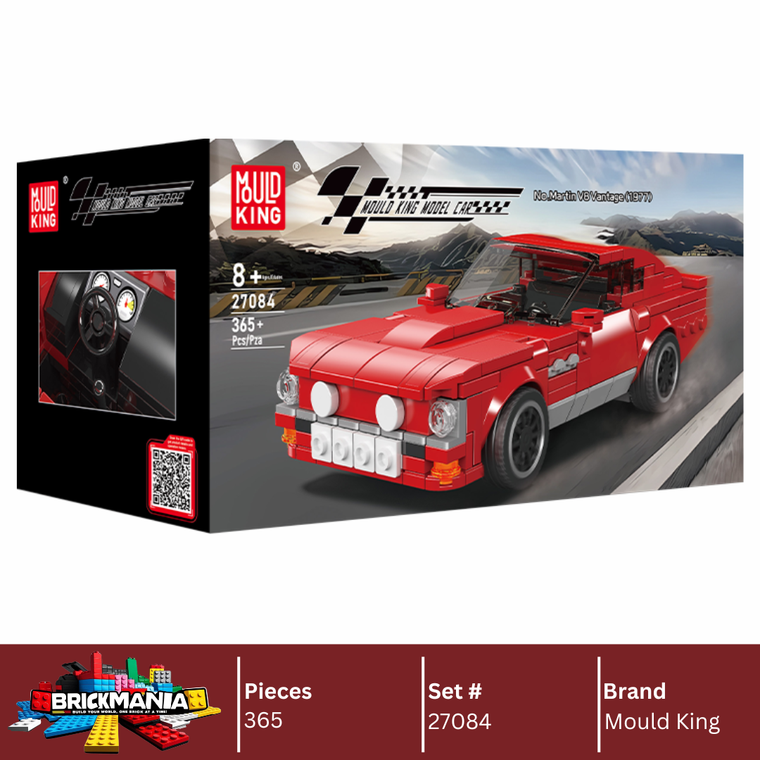 Mould King 27084 Martin V8 Vintage Car Model Building Toy Set | 365 PCS