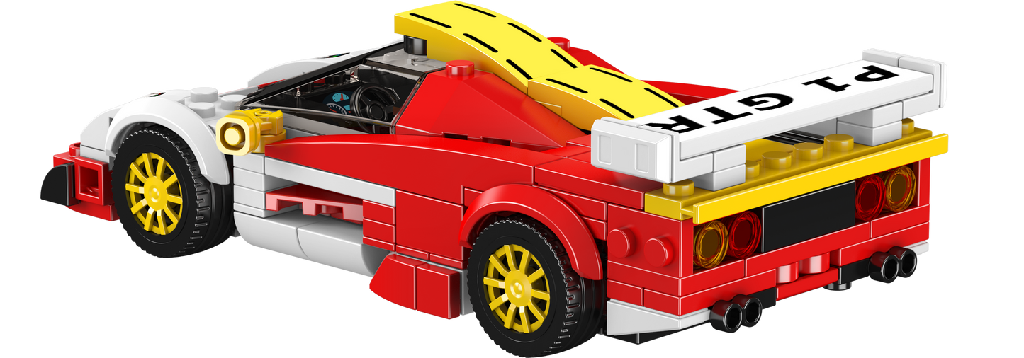 Mould King 27089 GTR Longtail Racing Car Building Toy Set | 385 PCS