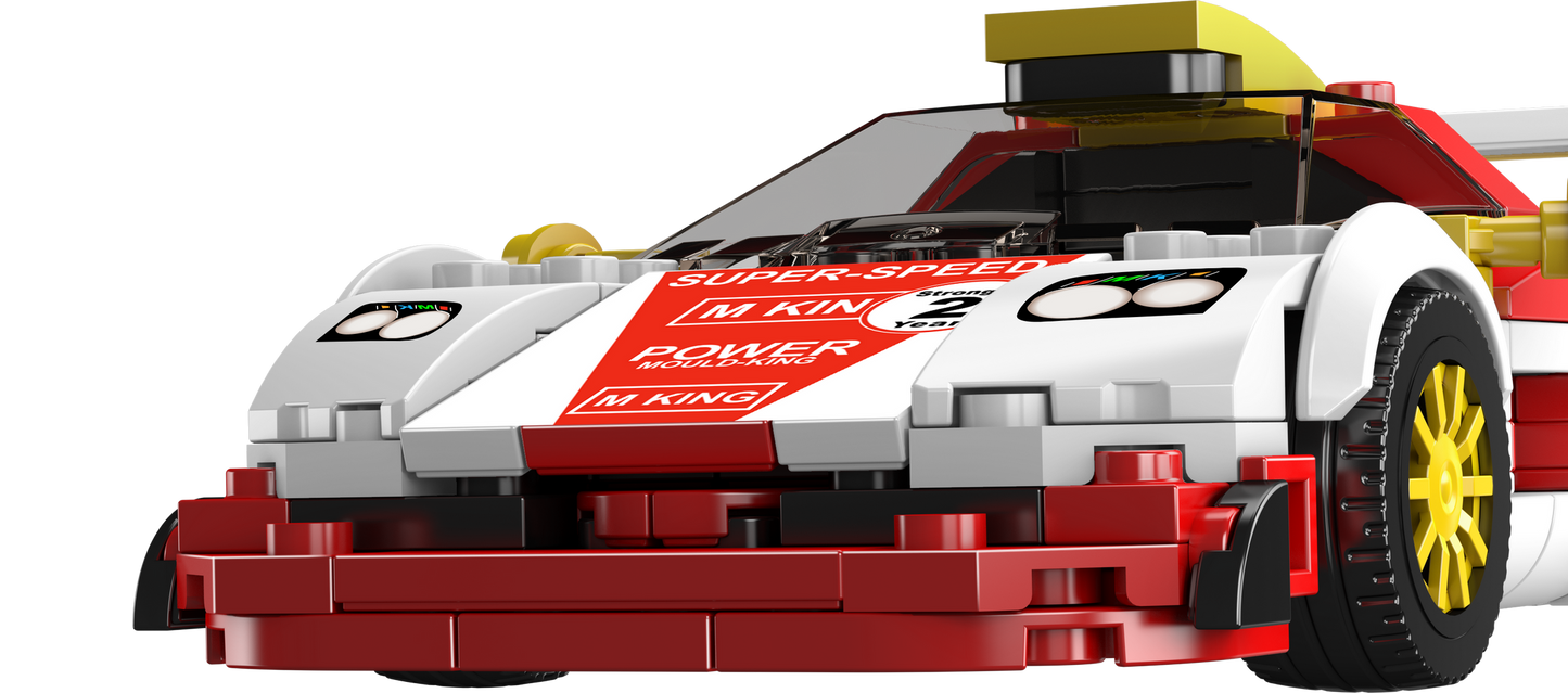 Mould King 27089 GTR Longtail Racing Car Building Toy Set | 385 PCS