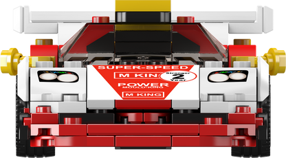Mould King 27089 GTR Longtail Racing Car Building Toy Set | 385 PCS