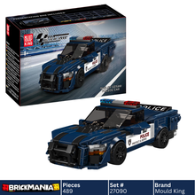 Mould King 27090 Ford Shelby GT500 Police Car Building Toy Set | 489 PCS