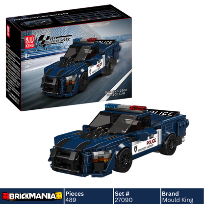 Mould King 27090 Ford Shelby GT500 Police Car Building Toy Set | 489 PCS