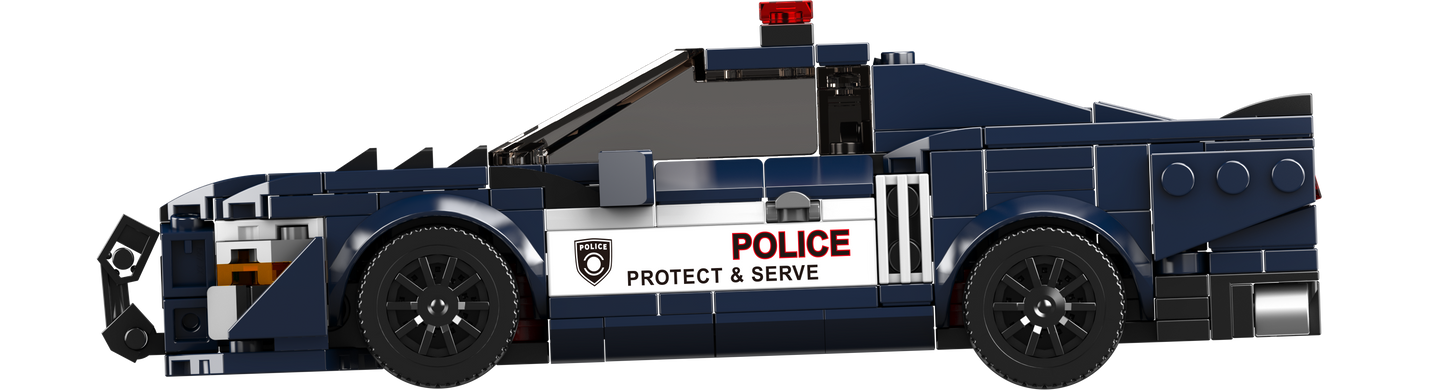 Mould King 27090 Ford Shelby GT500 Police Car Building Toy Set | 489 PCS