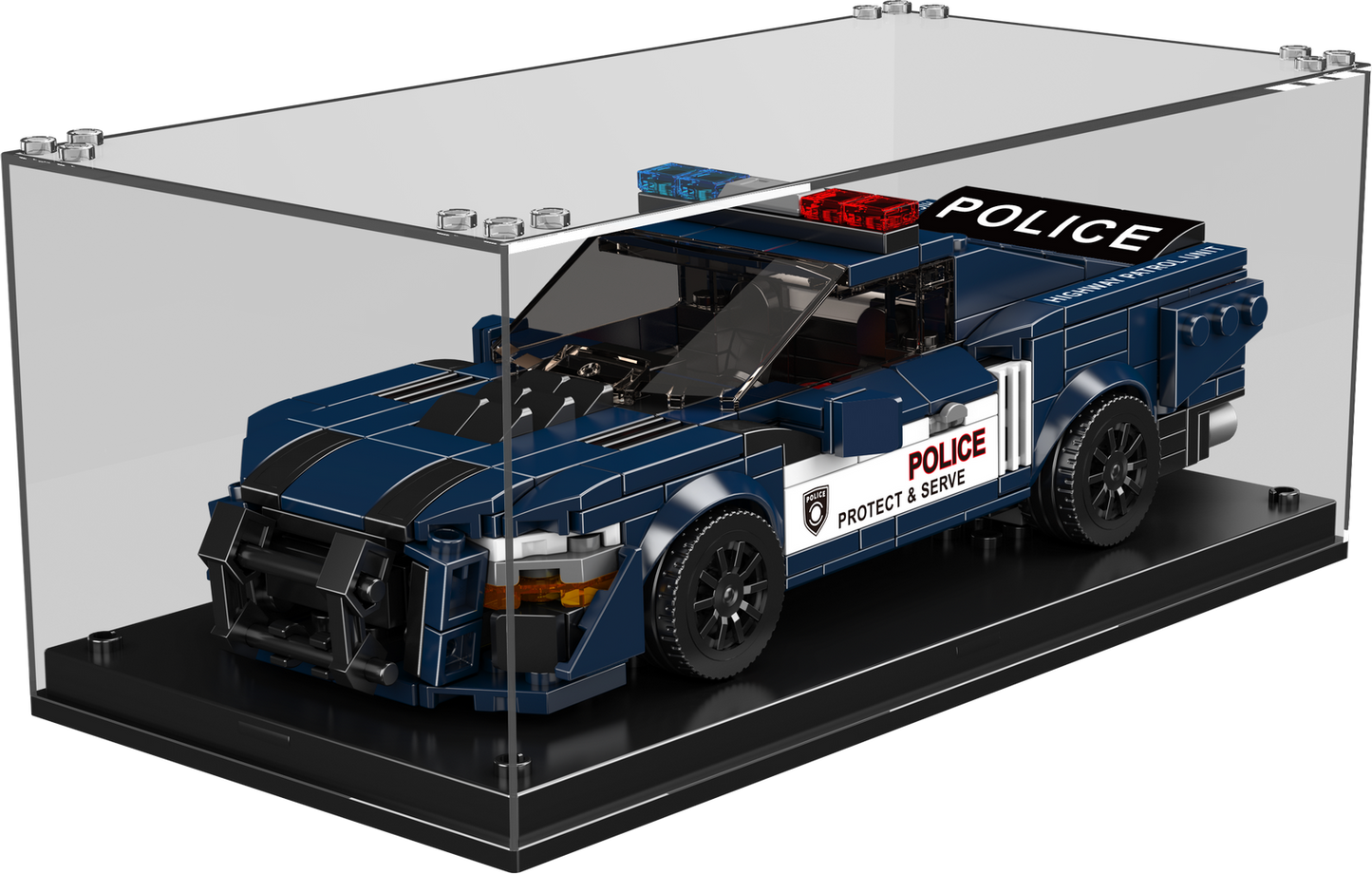 Mould King 27090 Ford Shelby GT500 Police Car Building Toy Set | 489 PCS