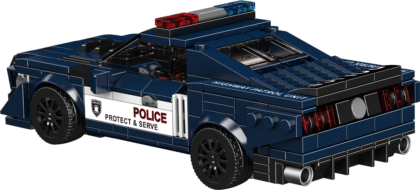 Mould King 27090 Ford Shelby GT500 Police Car Building Toy Set | 489 PCS