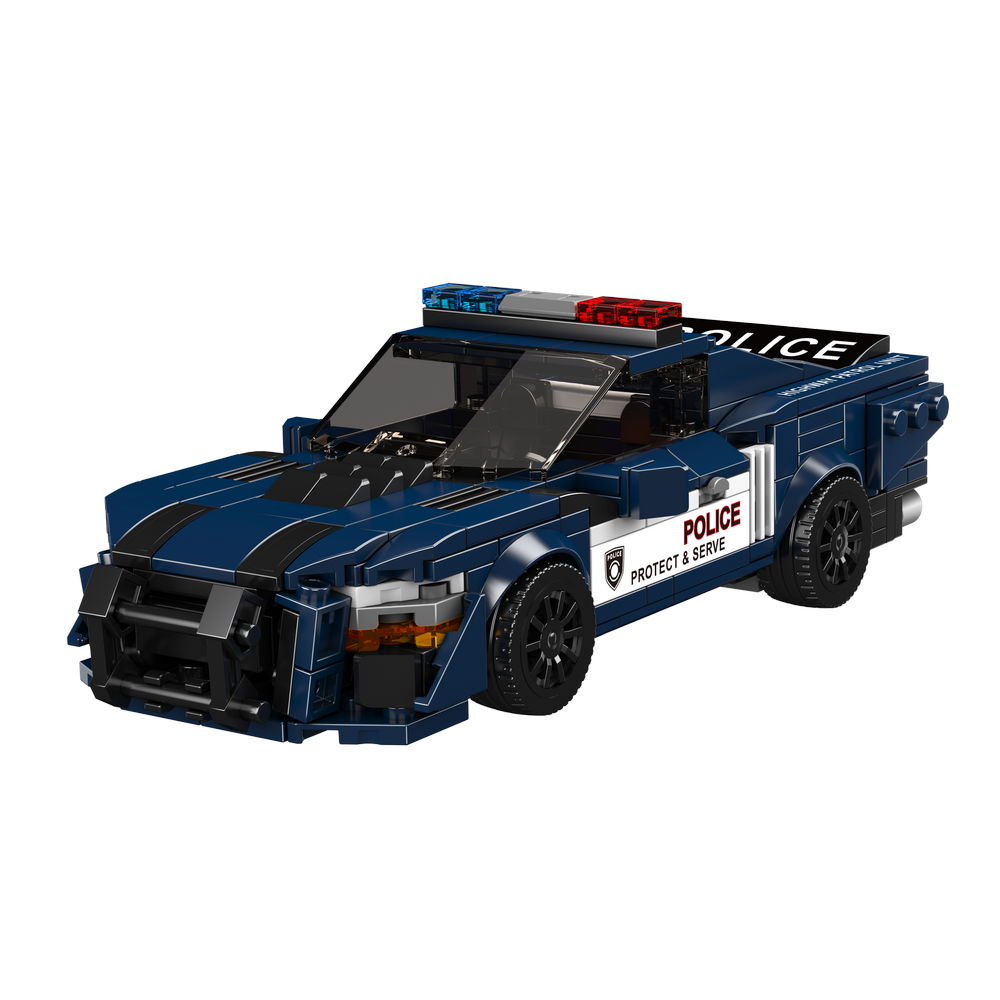 Mould King 27090 Ford Shelby GT500 Police Car Building Toy Set | 489 PCS
