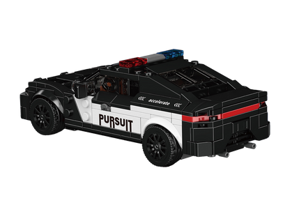 Mould King 27098 Challenger Police Car Building Toy Set | 443 PCS