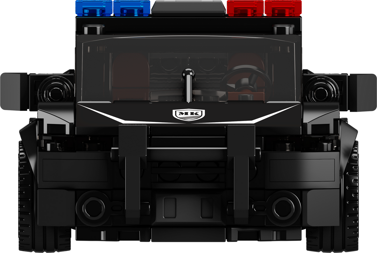 Mould King 27098 Challenger Police Car Building Toy Set | 443 PCS