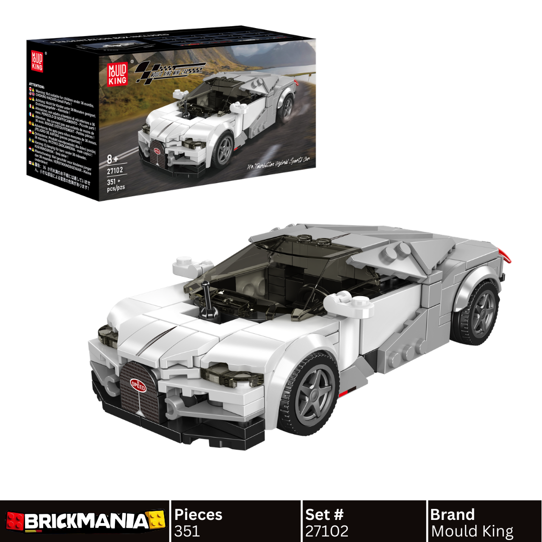 Mould King 27102 Bugatti Tourbillon Hybrid Sports Car Building Toy Set | 351 PCS