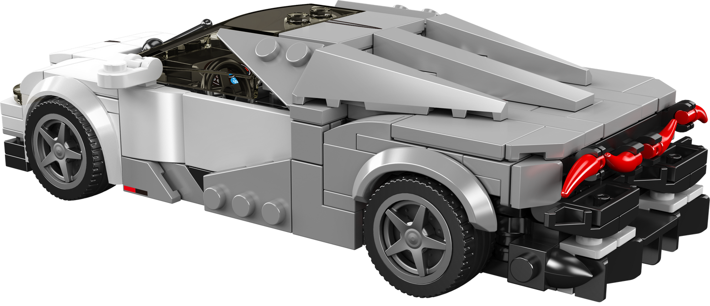 Mould King 27102 Bugatti Tourbillon Hybrid Sports Car Building Toy Set | 351 PCS