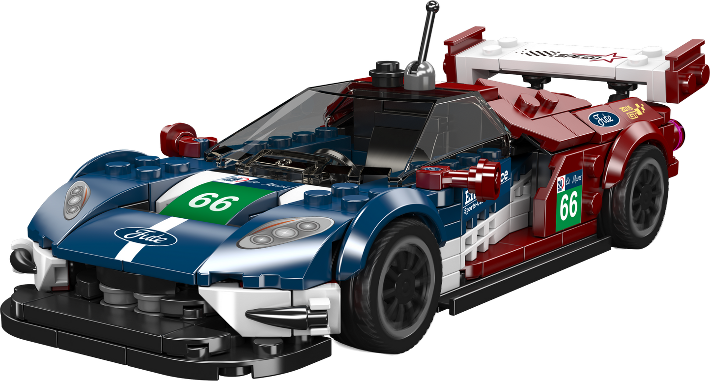 Mould King 27103 Ford GT LeMans Endurance Racing Car Building Toy Set | 347 PCS