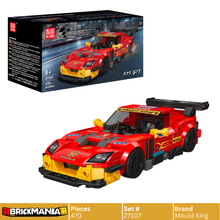 Mould King 27107 Ferrari 575 GTC Race Car Building Toy Set | 470 PCS