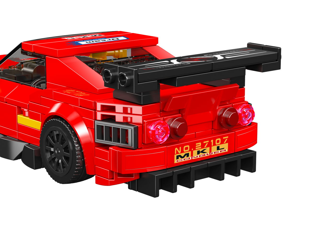 Mould King 27107 Ferrari 575 GTC Race Car Building Toy Set | 470 PCS
