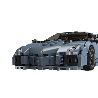 Mould King 27108 Lamborghini Reventón Blue Hypercar Model Building Toy Set | 442 PCS