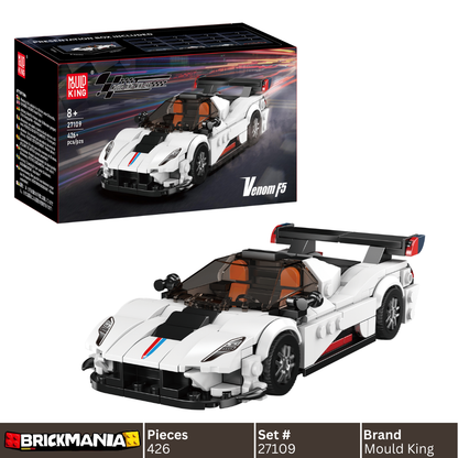 Mould King 27109 Hennessey Venom F5 Supercar Building Toy Set | 426 PCS