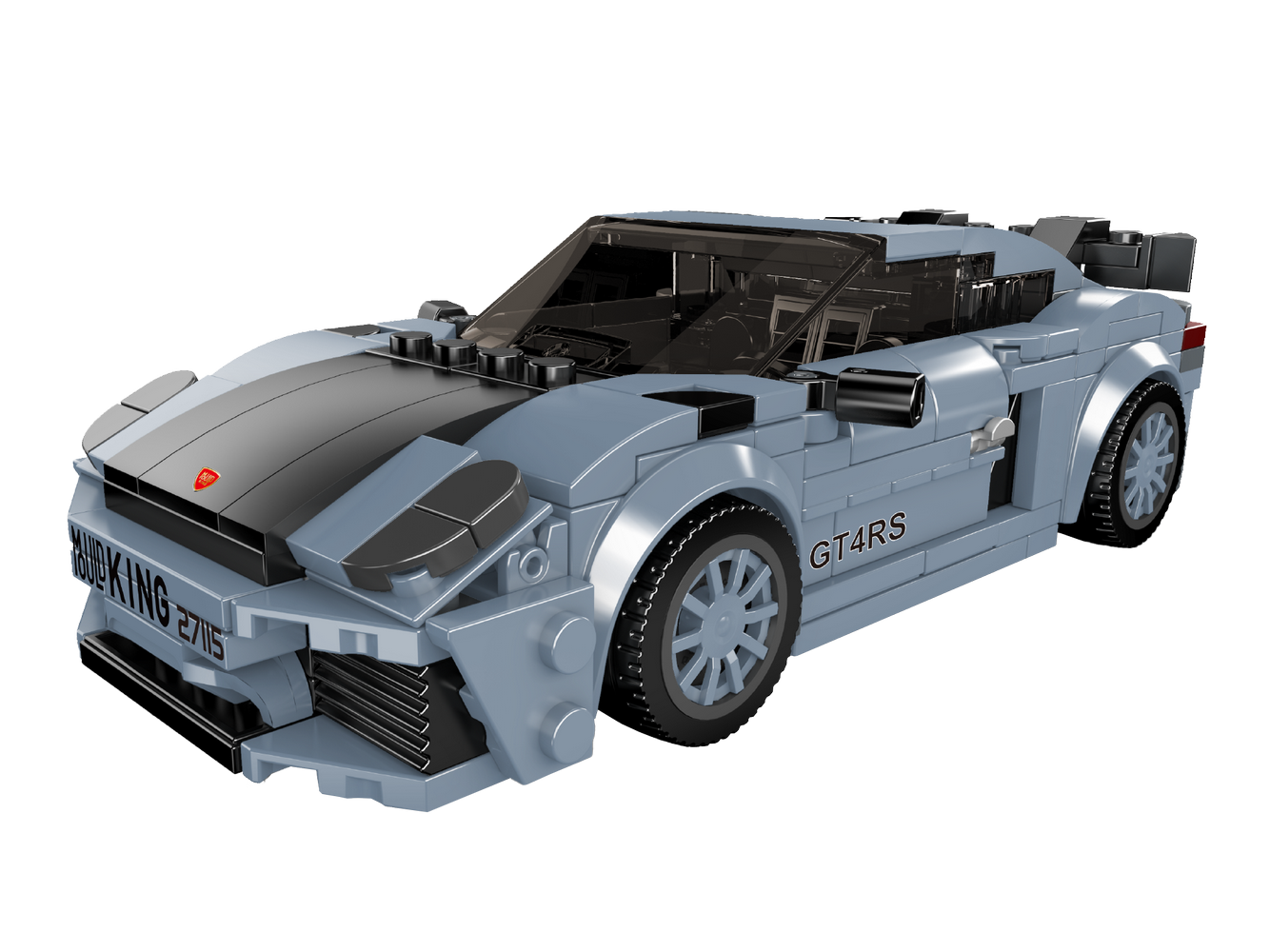 Mould King 27115 Porshe 718 GT4 RS Car Model Building Toy Set | 415 PCS