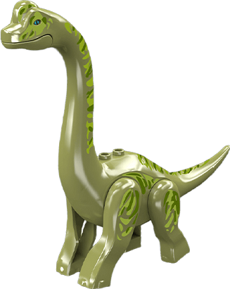 Mould King 29001 Jurassic Adventure Brachiosaurus Island Explorer Dino Egg Building Toy Set | 373 PCS