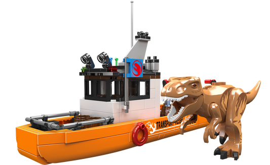 Mould King 29002 Mould King 29002 T-Rex Dinosaur Transport Vessel Dino Egg Building Toy Set | 427 PCS
