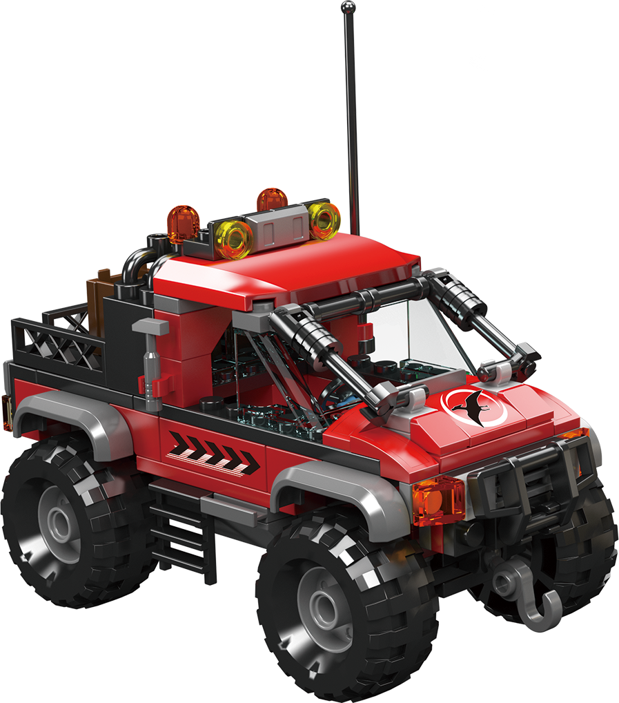 Mould King 29004 Ankylosaurus Helicopter & Off-Road Camp Dino Egg Building Toy Set | 403 PCS