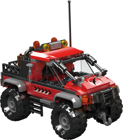 Mould King 29004 Ankylosaurus Helicopter & Off-Road Camp Dino Egg Building Toy Set | 403 PCS
