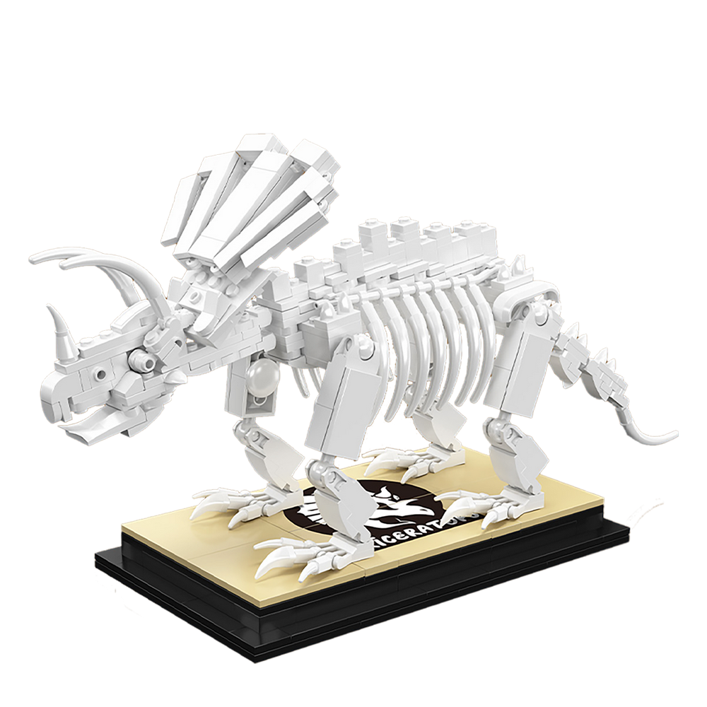 Mould King 29006 Triceratops Dinosaur Fossil Building Toy Set | 397 PCS