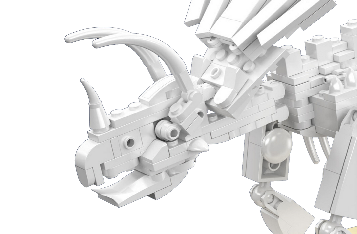 Mould King 29006 Triceratops Dinosaur Fossil Building Toy Set | 397 PCS