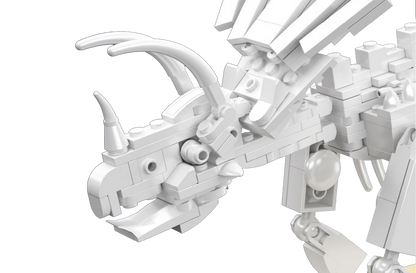 Mould King 29006 Triceratops Dinosaur Fossil Building Toy Set | 397 PCS