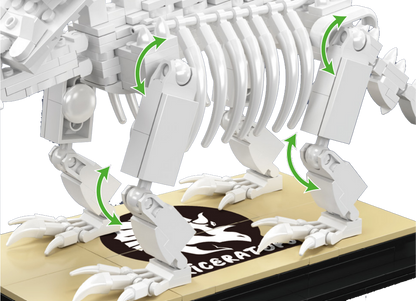 Mould King 29006 Triceratops Dinosaur Fossil Building Toy Set | 397 PCS