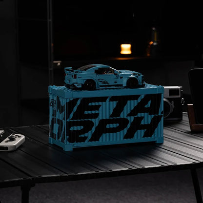 Happy Build PB8846 Nissan GTR Building Toy Set | 428 PCS | Buildable Car with Display Container
