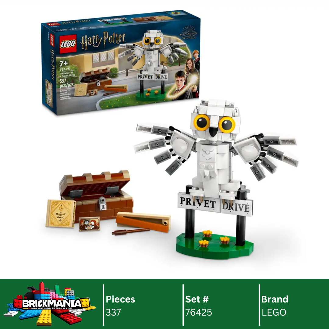 LEGO 76425 Hedwig™ at 4 Privet Drive | 337 PCS