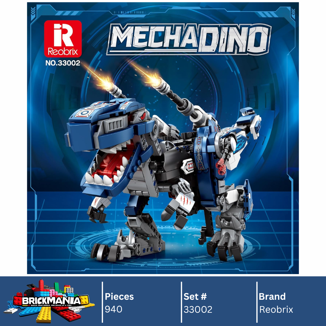Reobrix 33002 Tyrannosaurus Rex 3 in 1 Building Toy Set | 940 PCS
