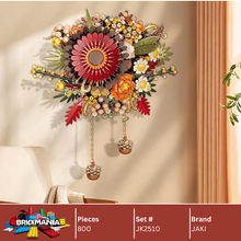 Jaki JK2510 Dried Flower Centerpiece Wall-Mounted Building Toy Set | 800 PCS