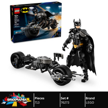 LEGO 76273 Batman™ Construction Figure and the Bat-Pod Bike | 713 PCS