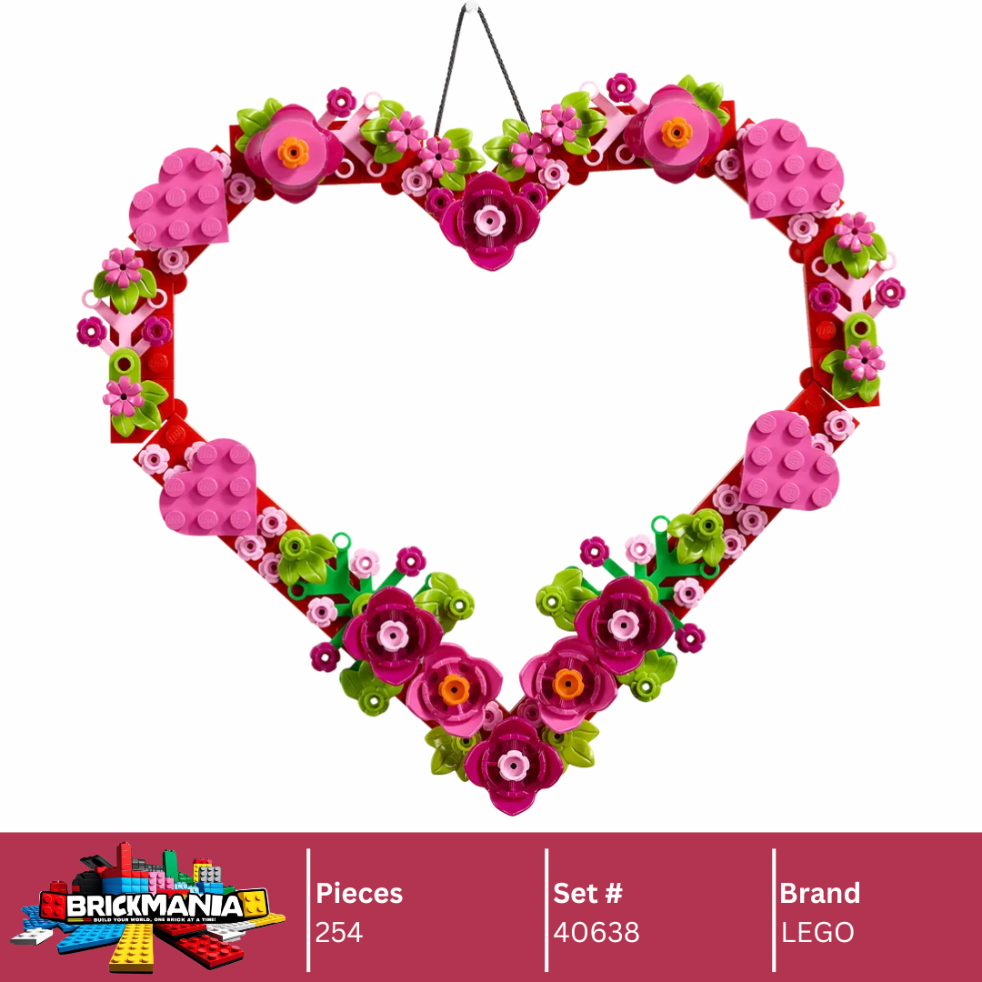 LEGO 40638 Botanicals Heart Ornament | 254 PCS | Damaged box