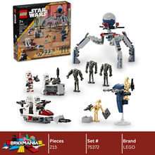 LEGO 75372 Clone Trooper™ & Battle Droid™ Battle Pack | 215 PCS