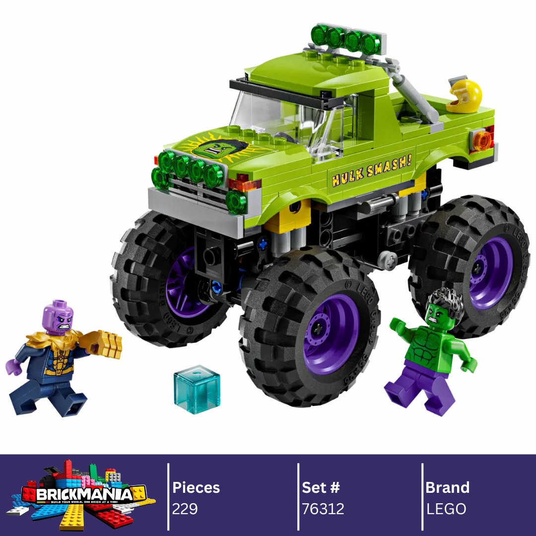 LEGO 76312 Marvel The Hulk Truck vs. Thanos | 229 PCS