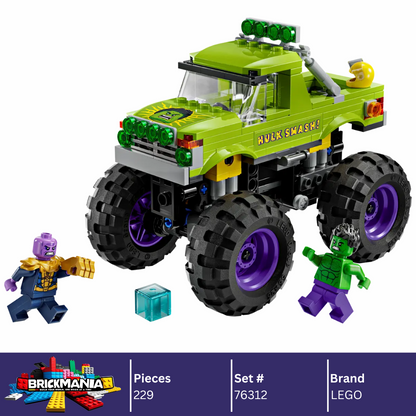 LEGO 76312 Marvel The Hulk Truck vs. Thanos | 229 PCS