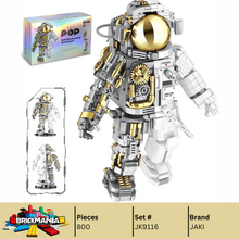 Jaki JK9116 Gold Space Astronaut Building Toy Set | 800 PCS