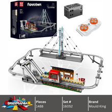 Mould King 16052 Motorized Monorail Building Toy Set | 1488 PCS