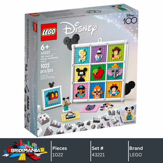 LEGO 43221 100 Years of Disney Icons | 1022 PCS