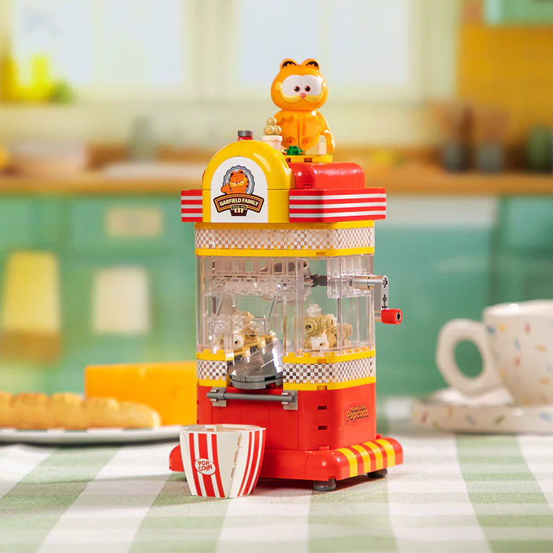 Pantasy 86810 Garfield Fantastic Machines Series Popcorn Machine Building Toy Set |300 PCS