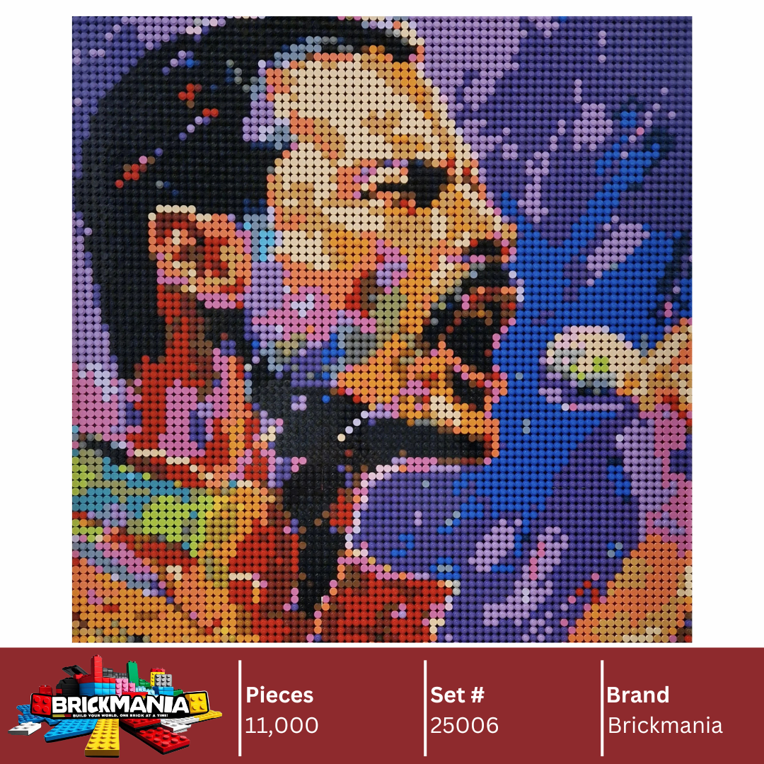 Brickmania 25006 Freddie Mercury Mosaic Wall Art | 10,240 PCS