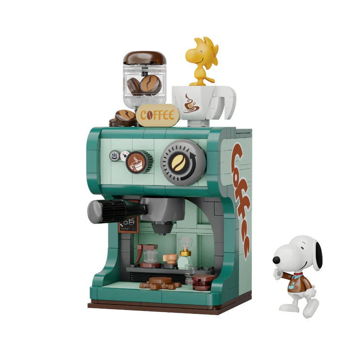 Pantasy 86914 Snoopy Coffee Maker Building Toy Set | 280 PCS