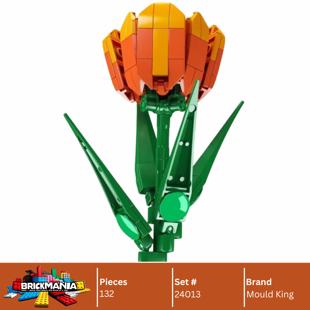 Mould King 24013 Tulip Flower Building Toy Set | 132 PCS