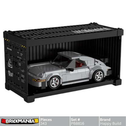 Happy Build PB8816 Porsche 930 turbo Building Toy Set | 343 PCS | Buildable Car with Display Container