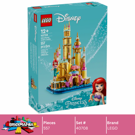 LEGO 40708 Mini Disney Ariel's Castle | 557 PCS