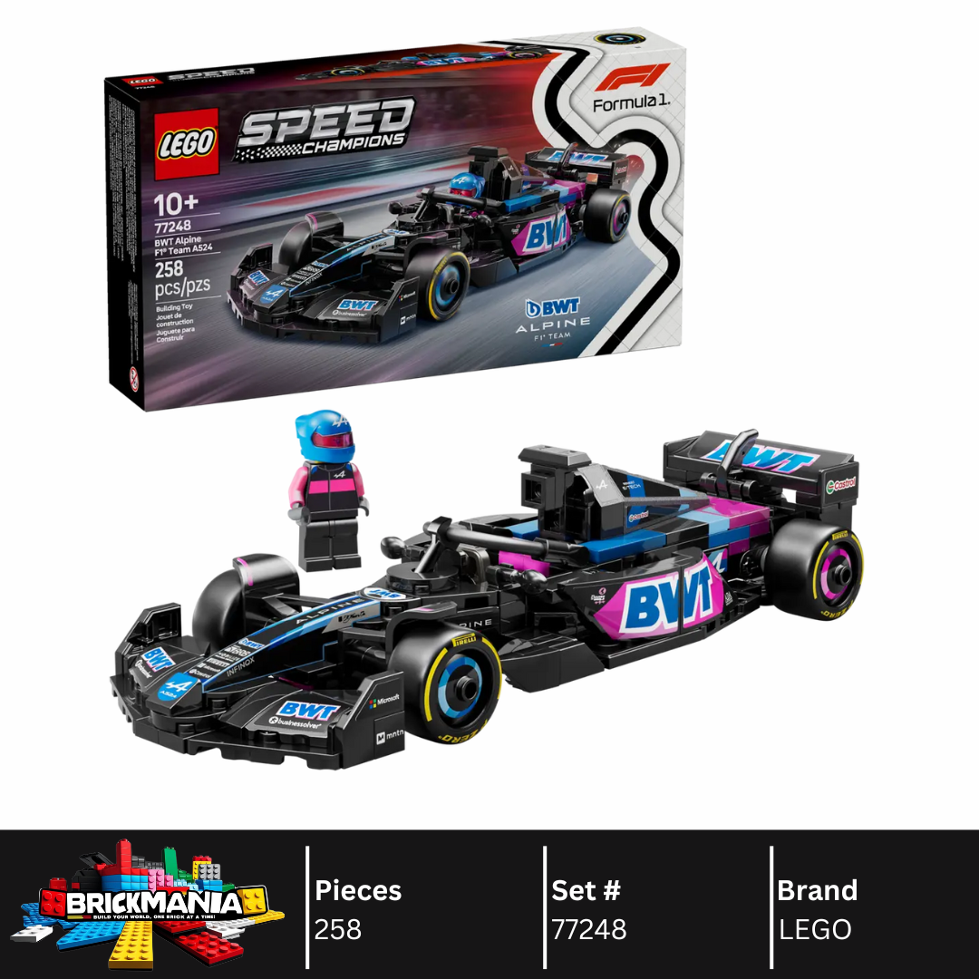 LEGO 77248 BWT Alpine F1® Team A524 Race Car | 258 PCS