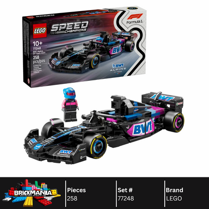 LEGO 77248 BWT Alpine F1® Team A524 Race Car | 258 PCS